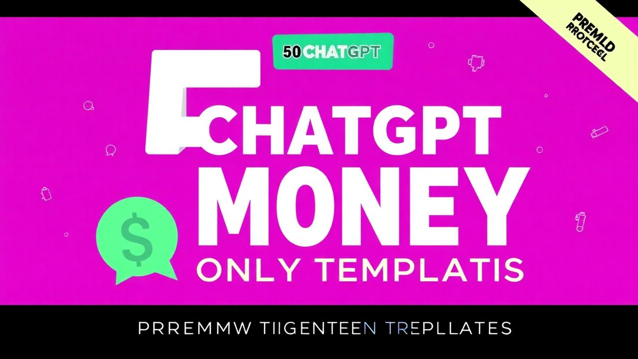 50 ChatGPT Money Templates